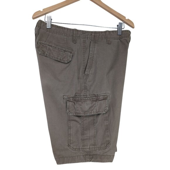 Gap Cargo Shorts Mens 32 Green Casual Hike Outdoor Y2K Gorpcore Thick Cotton - Picture 3 of 9